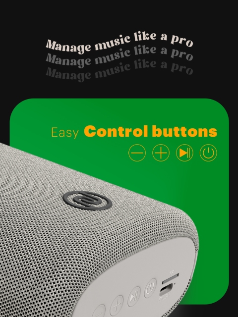 NOISE Vibe 2 5W Portable Wireless Bluetooth Speaker with Built-in Mic & 15H Playtime - Image 9