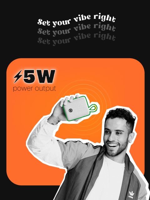NOISE Vibe 2 5W Portable Wireless Bluetooth Speaker with Built-in Mic & 15H Playtime - Image 5