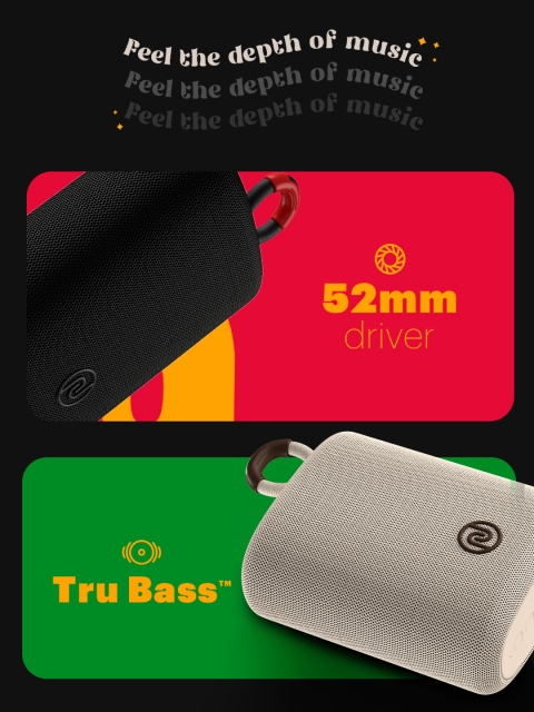NOISE Vibe 2 5W Portable Wireless Bluetooth Speaker with Built-in Mic & 15H Playtime - Image 6