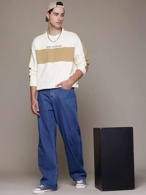 The Roadster Lifestyle Co. Striped Relaxed Sweatshirt - Image 6