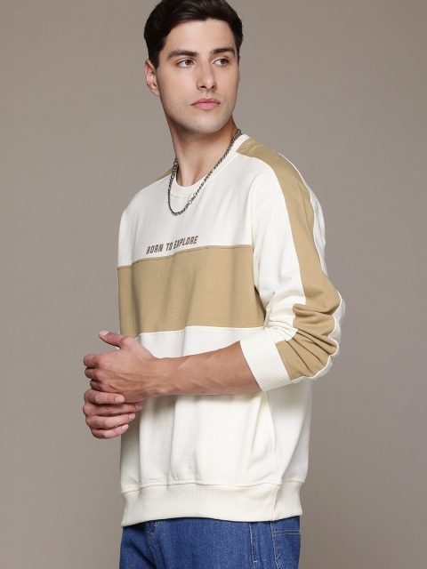The Roadster Lifestyle Co. Striped Relaxed Sweatshirt - Image 4