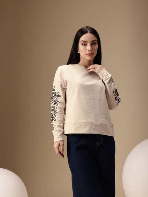 Chemistry Embroidered Detailed Pure Cotton Sweatshirt - Image 3