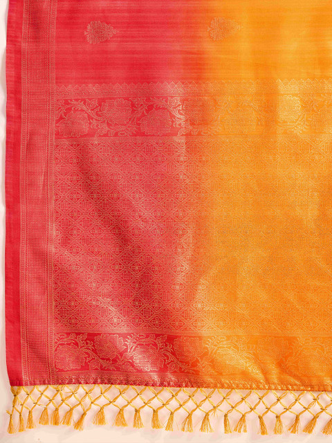 RACHNA Foil Printed Ready to Wear Saree - Image 5