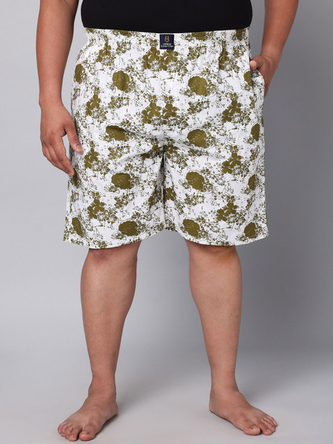 URBAN SCOTTISH Plus Size Printed Pure Cotton Boxers USBX147