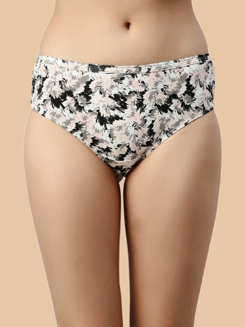 Enamor Pack of 5 Assorted Pure Cotton Antimicrobial Hipster Briefs - Image 5