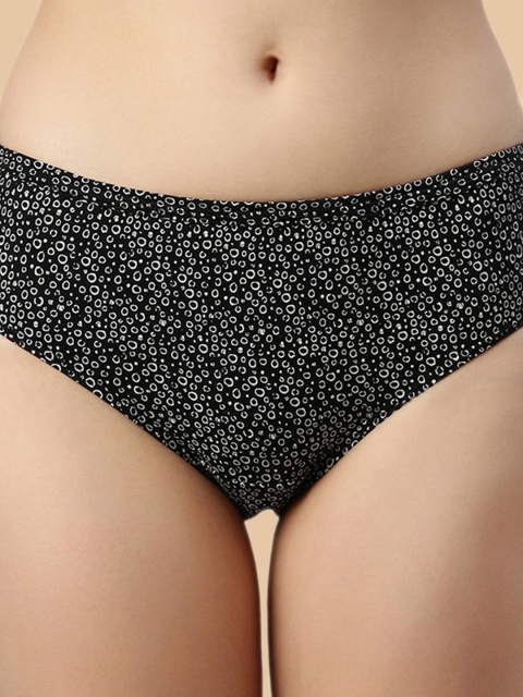 Enamor Pack of 5 Assorted Pure Cotton Antimicrobial Hipster Briefs - Image 6