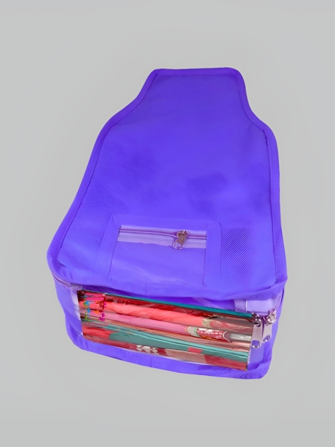 atorakushon Set of 8 Purple Reusable Clothes Storage Bags Wardrobe Organisers - Image 3