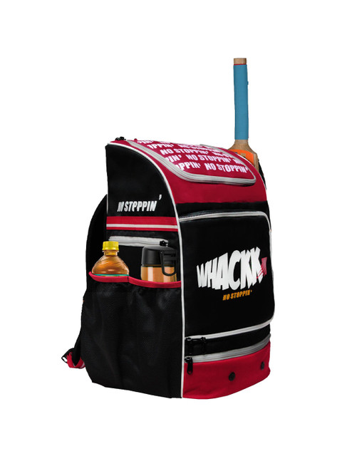 Whackk Unisex Brand Logo Cricket Rucksack with Shoe Pocket - Image 2
