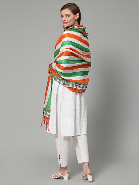 Clora Creation Printed Chanderi Silk Dupatta - Image 4