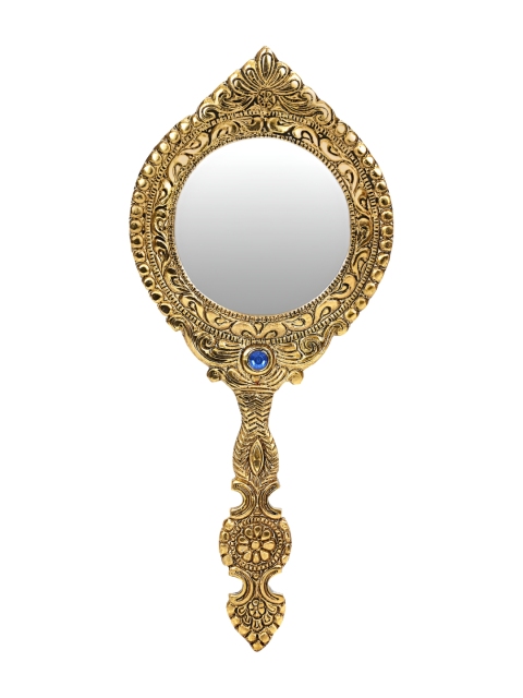 NM Beige Double Side Hand Mirror - Image 3