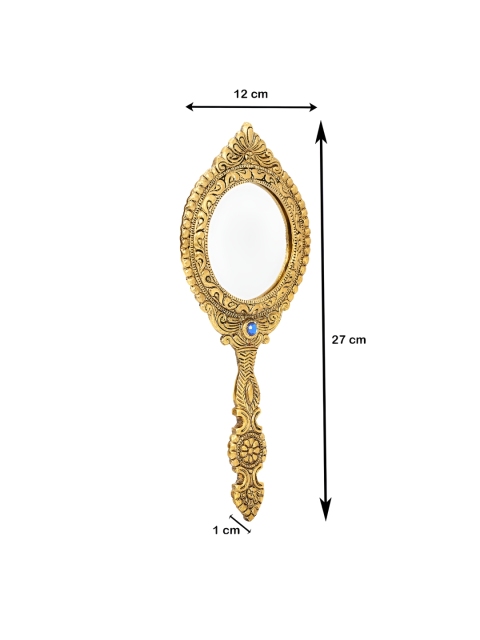 NM Beige Double Side Hand Mirror - Image 5