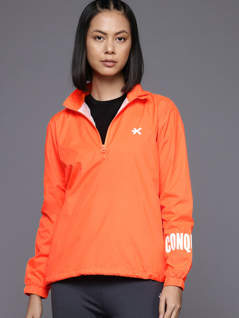 HRX by Hrithik Roshan Rapid-Dry Training Half Zipper Jacket