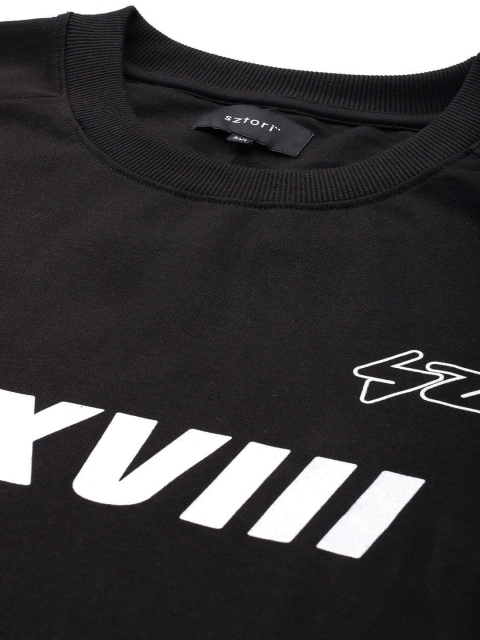 Sztori Plus Size Typography Printed Sweatshirt - Image 2