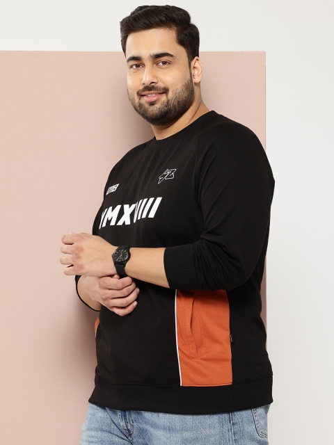 Sztori Plus Size Typography Printed Sweatshirt - Image 4