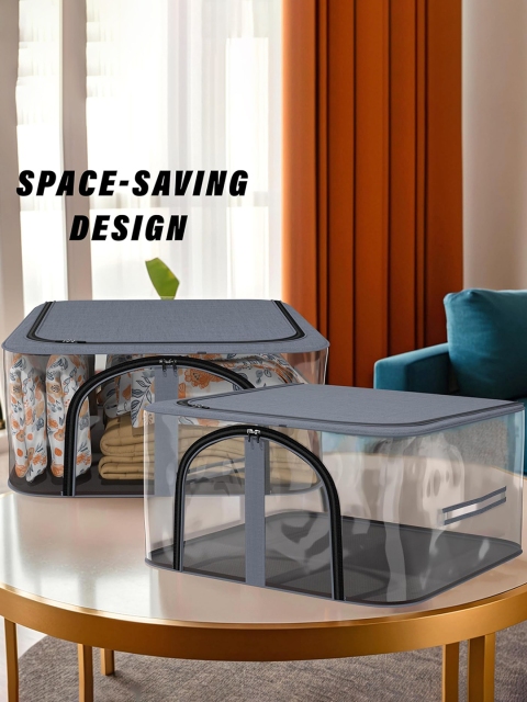 Kuber Industries Transparent 8 Pieces Cloth Storage Organiser - Image 5