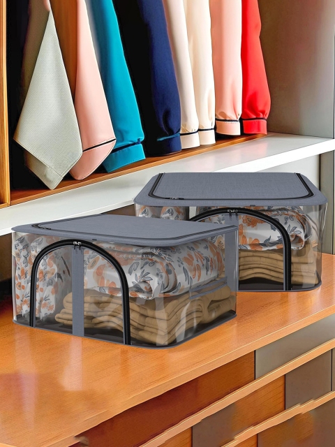 Kuber Industries Transparent 8 Pieces Cloth Storage Organiser - Image 3