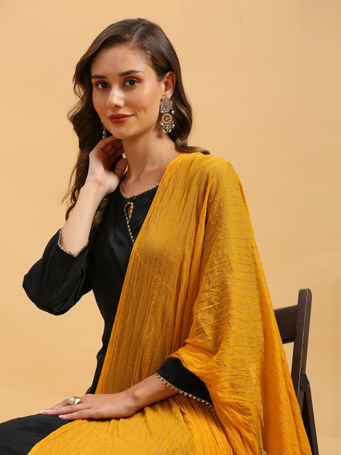Dupatta Bazaar Embellished Chiffon Dupatta - Image 6