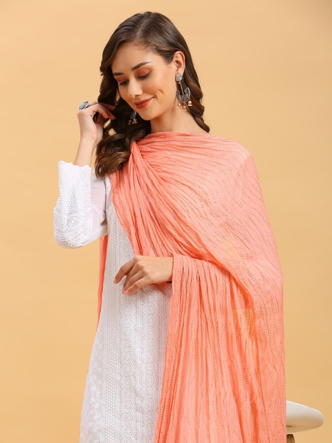 Dupatta Bazaar Embroidered Chiffon Dupatta - Image 6