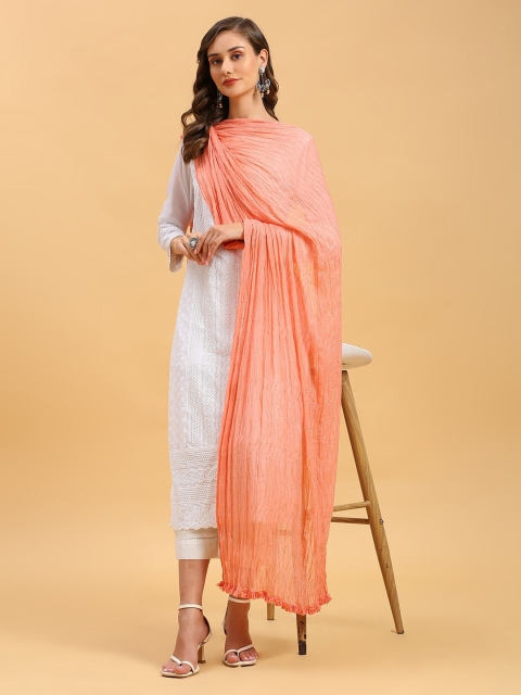 Dupatta Bazaar Embroidered Chiffon Dupatta - Image 4