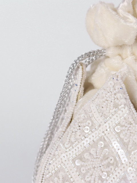 THE TAN CLAN Embroidered Potli Clutch - Image 5