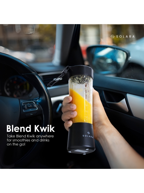 Solara Black Blendkwik Portable Blender 450 ml - Image 4