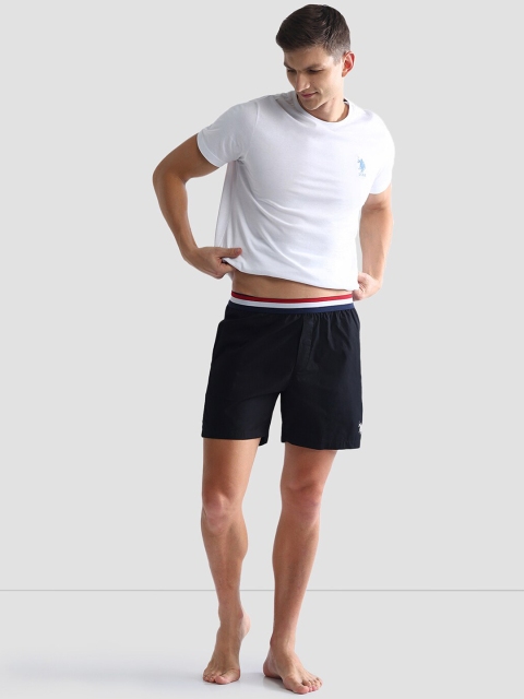 U.S. Polo Assn. Mid Rise Pure Cotton Boxers IYBE-002-PL - Image 4