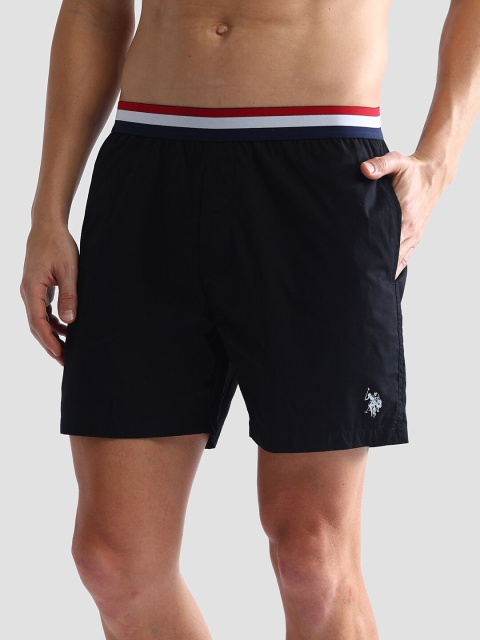 U.S. Polo Assn. Mid Rise Pure Cotton Boxers IYBE-002-PL - Image 2