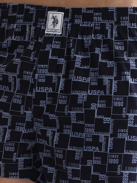 U.S. Polo Assn. Pack Of 2 Mid Rise Soft Cotton Boxers OEX02-NG0-P2 - Image 8