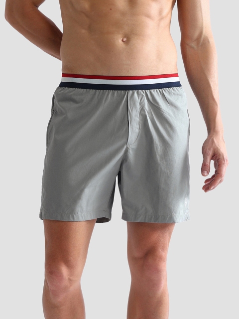 U.S. Polo Assn. Mid Rise Pure Cotton Boxers IYBE-G01-PL