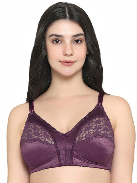 Buy Wacoal Plus Size Pack Of 2 Floral Self Design Full Coverage All Day Comfort Everyday Bra - - Apparel for Women - Image 3