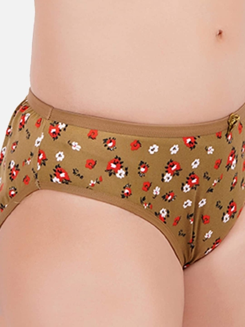 StyFun Floral Printed Mid Rise Hipster Briefs - Image 5