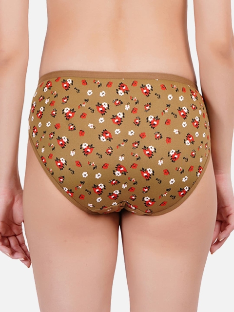 StyFun Floral Printed Mid Rise Hipster Briefs - Image 4