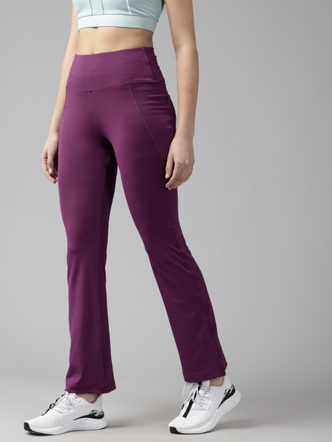 Perfkt-U Comfort High-Rise Flare Gym Track Pants - Image 2