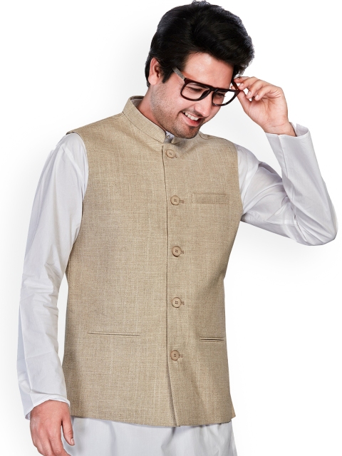 Authentics Mandarin Collar Nehru Jacket - Image 3
