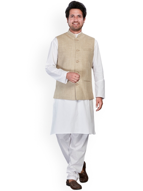 Authentics Mandarin Collar Nehru Jacket - Image 5