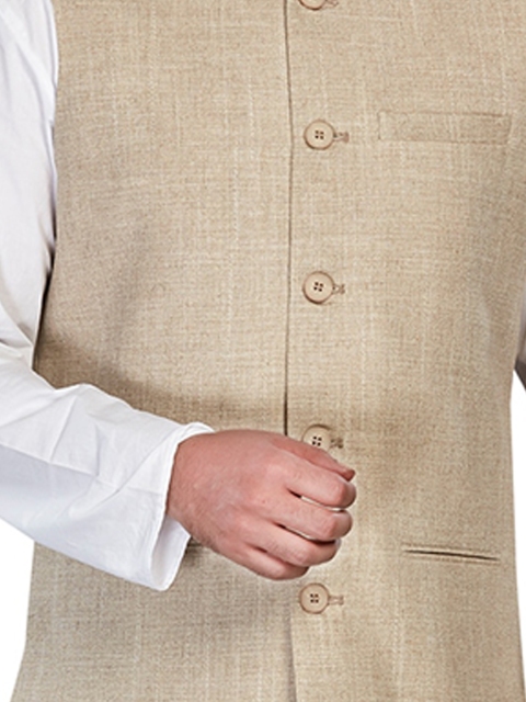 Authentics Mandarin Collar Nehru Jacket - Image 2