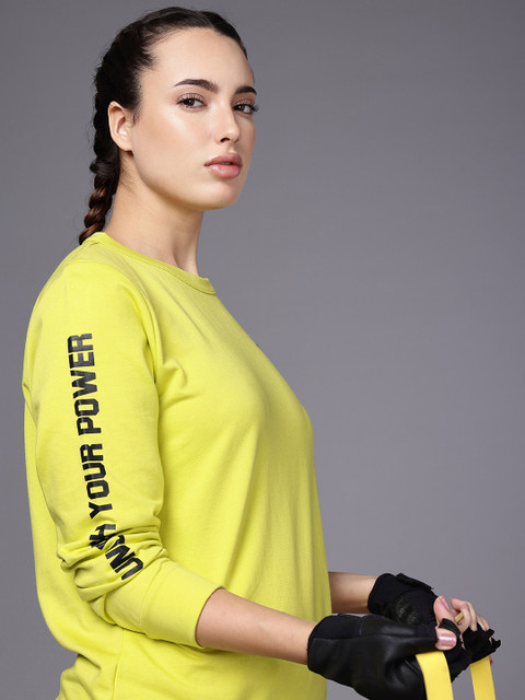 HRX by Hrithik Roshan SCULPTFLEX Printed Training Sweatshirt