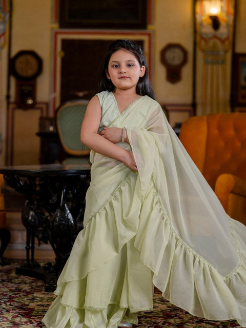 Cutiediva Pure Georgette Saree - Image 4