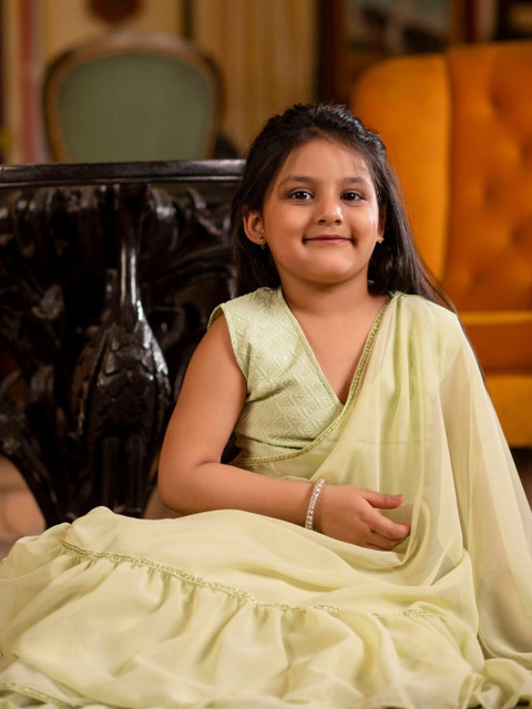 Cutiediva Pure Georgette Saree - Image 5