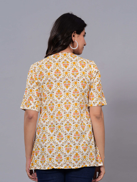 BAESD Floral Print Round Neck Maternity A-Line Top - Image 3