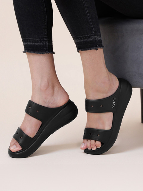 Yoho Women Double Strap Clog Sandals