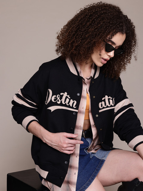 The Roadster Lifestyle Co. Typography Bomber Jacket