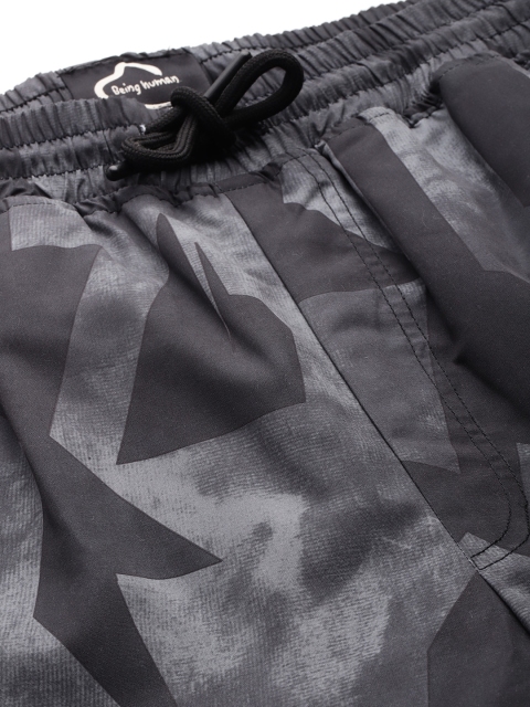 Being Human Plus Size Geometric Printed Joggers - Image 5