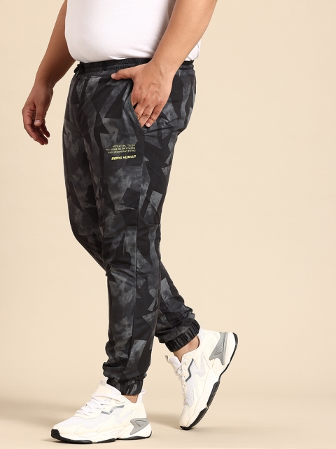 Being Human Plus Size Geometric Printed Joggers - Image 2