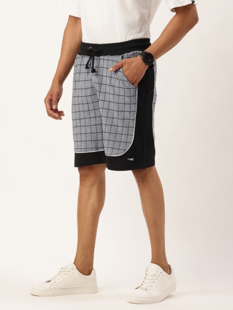 ARISE Men Checked Regular Shorts - Image 2
