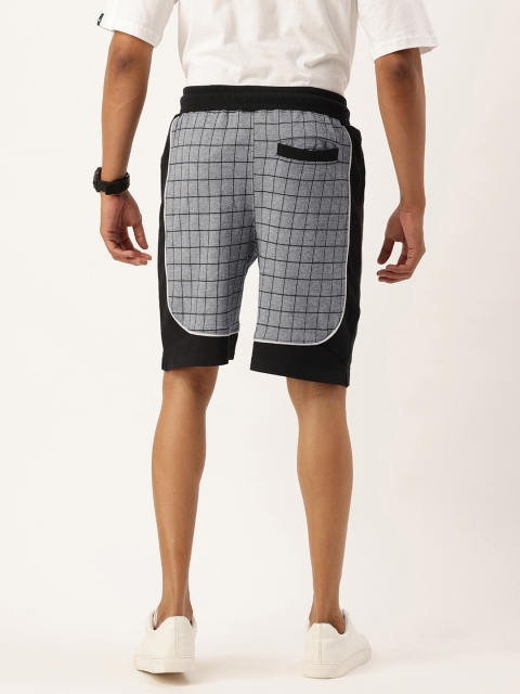 ARISE Men Checked Regular Shorts - Image 3