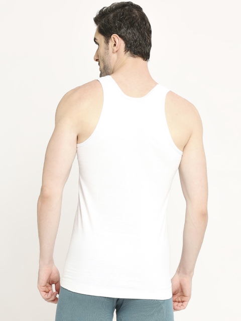 VIP Men Pack of 2 Snug Fit Pure Cotton Innerwear Vests VP-MI-VS-NWBRN-10P-PO2-80 - Image 3