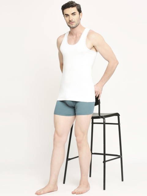 VIP Men Pack of 2 Snug Fit Pure Cotton Innerwear Vests VP-MI-VS-NWBRN-10P-PO2-80 - Image 4