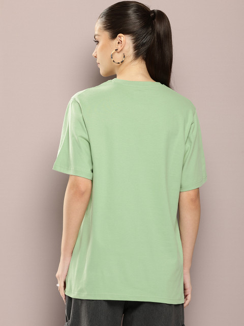 DILLINGER Women Graphic Printed Oversized T-shirt - Image 4