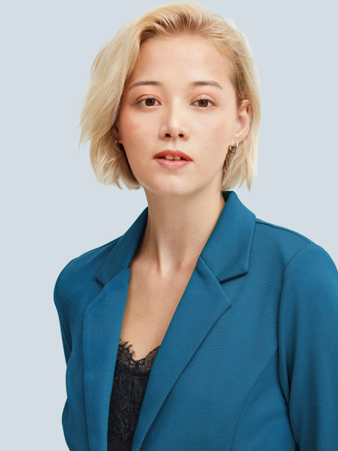 BAESD Notched Lapel Single-Breasted Casual Blazer - Image 2